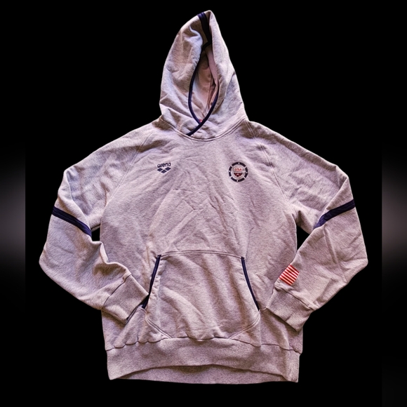 ARENA Other - Arena USA swimming team gray hoodie size XL